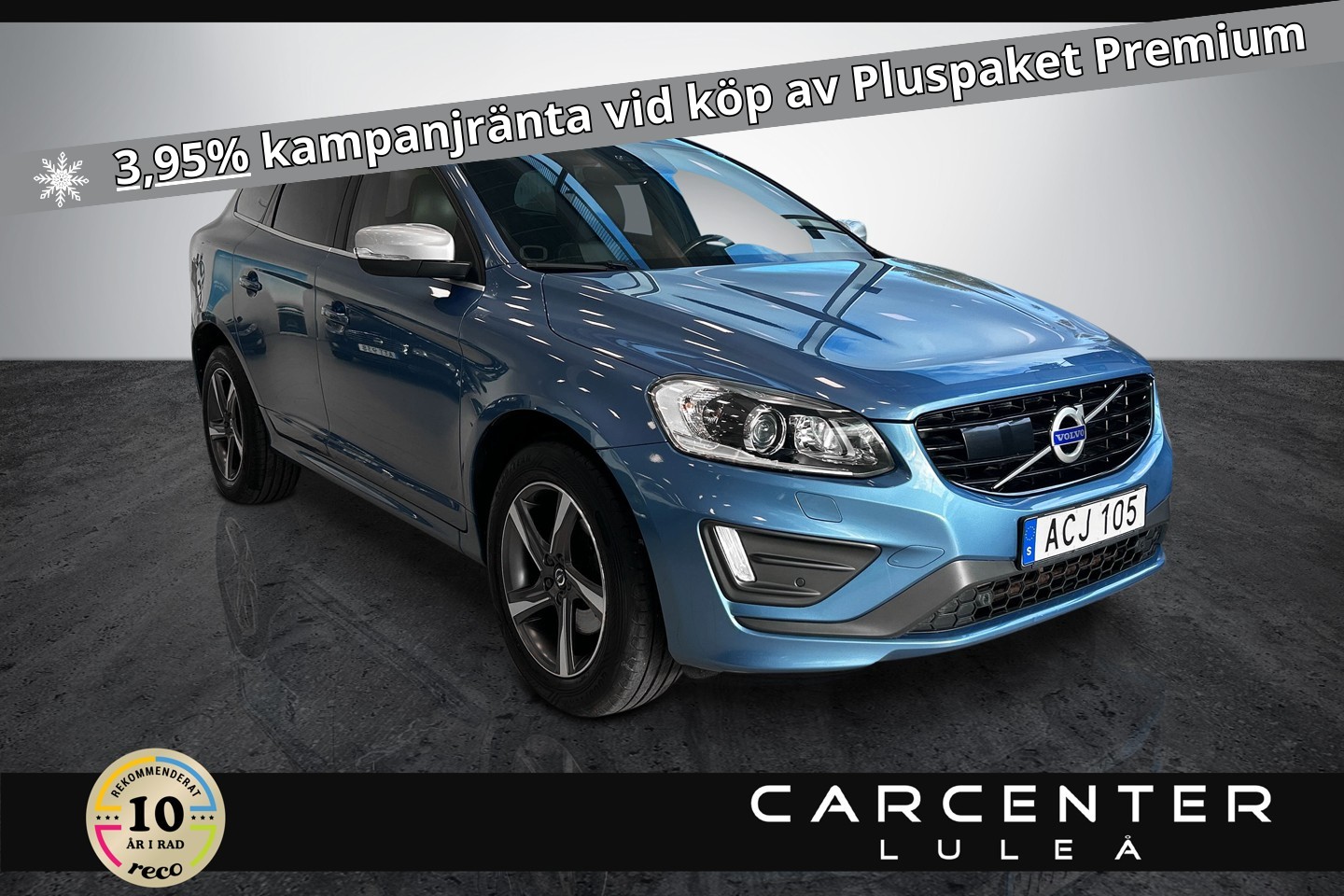 Volvo XC60 D4 AWD Aut R-Design 190Hk 2016 259800:-