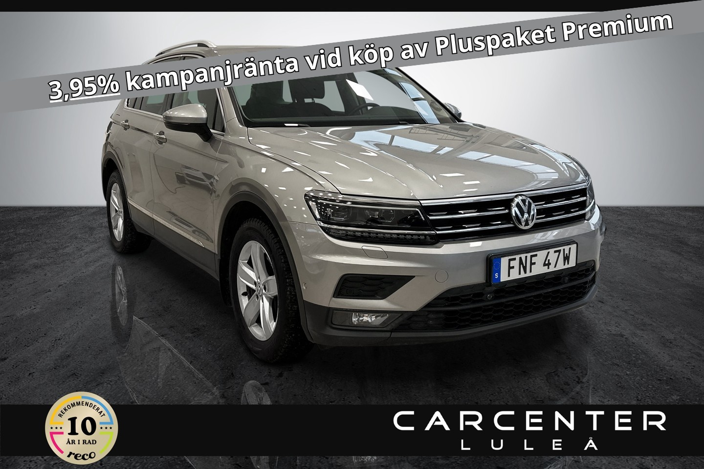 Volkswagen Tiguan 2.0 TSI 4Motion 190Hk 2020 259900:-